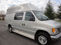 2002 Ford E-250 Extended Cargo Van 24 in camper top